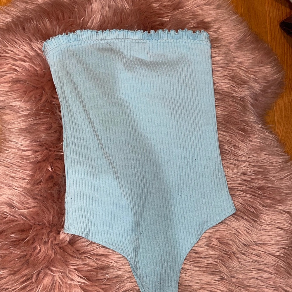 the perfect blue bodysuit: forever21
